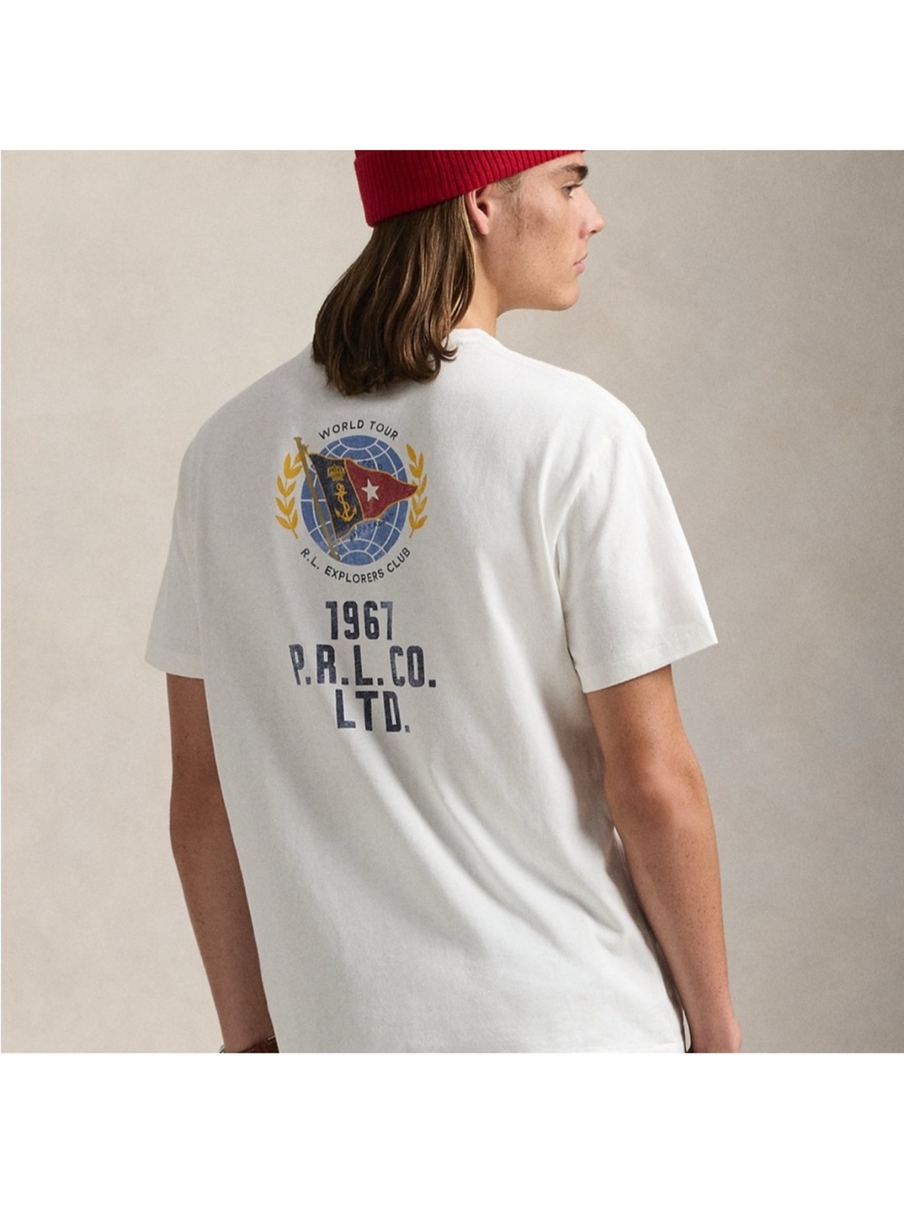 Polo by Ralph Lauren White Short-Sleeve '1967 P.R.L. Co.' Graphic Tee